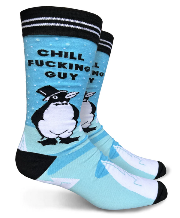 Men's Chill Fucking Guy Crew Sock