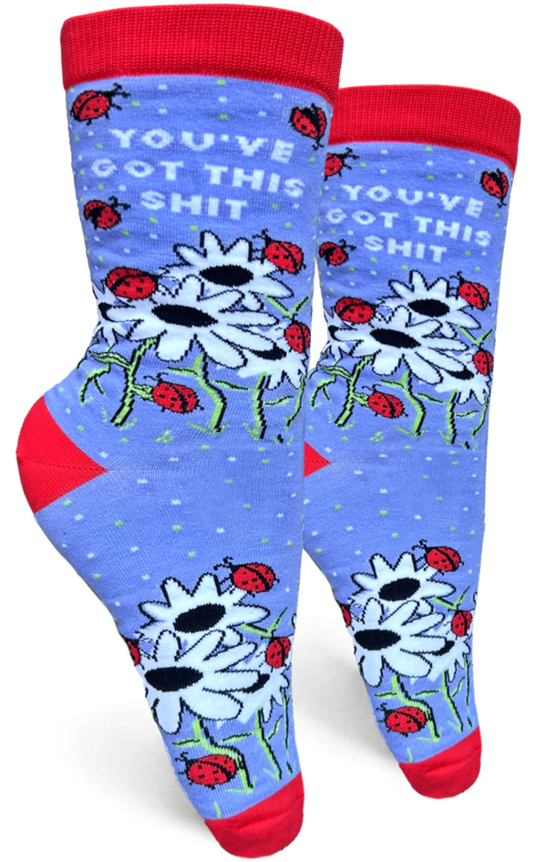 Women's You've Got This Shit Crew Sock