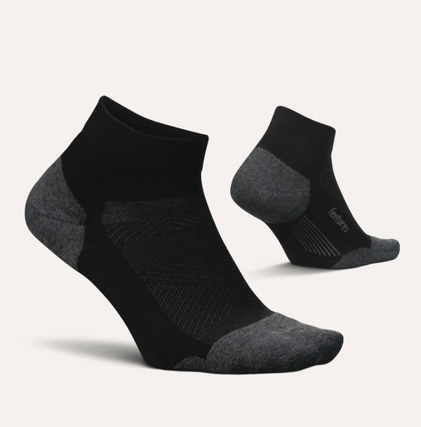 Feetures Elite Max Cushion Low Cut -Black -Extra Large