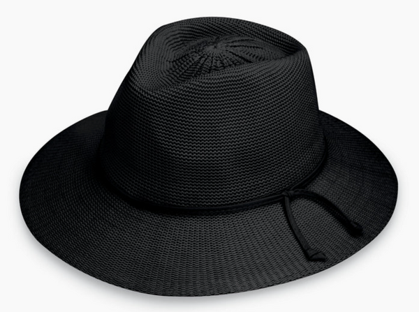 Wallaroo Victoria Fedora Hat -Black
