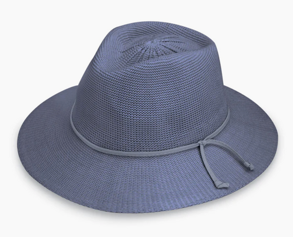 Wallaroo Victoria Fedora Hat -Dusty Blue