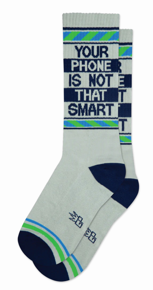 Your Phone is Not That Smart Crew Sock