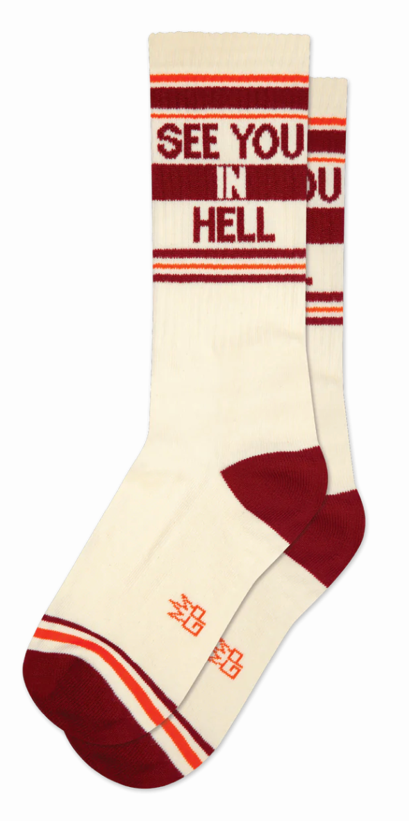 See You In Hell Crew Sock