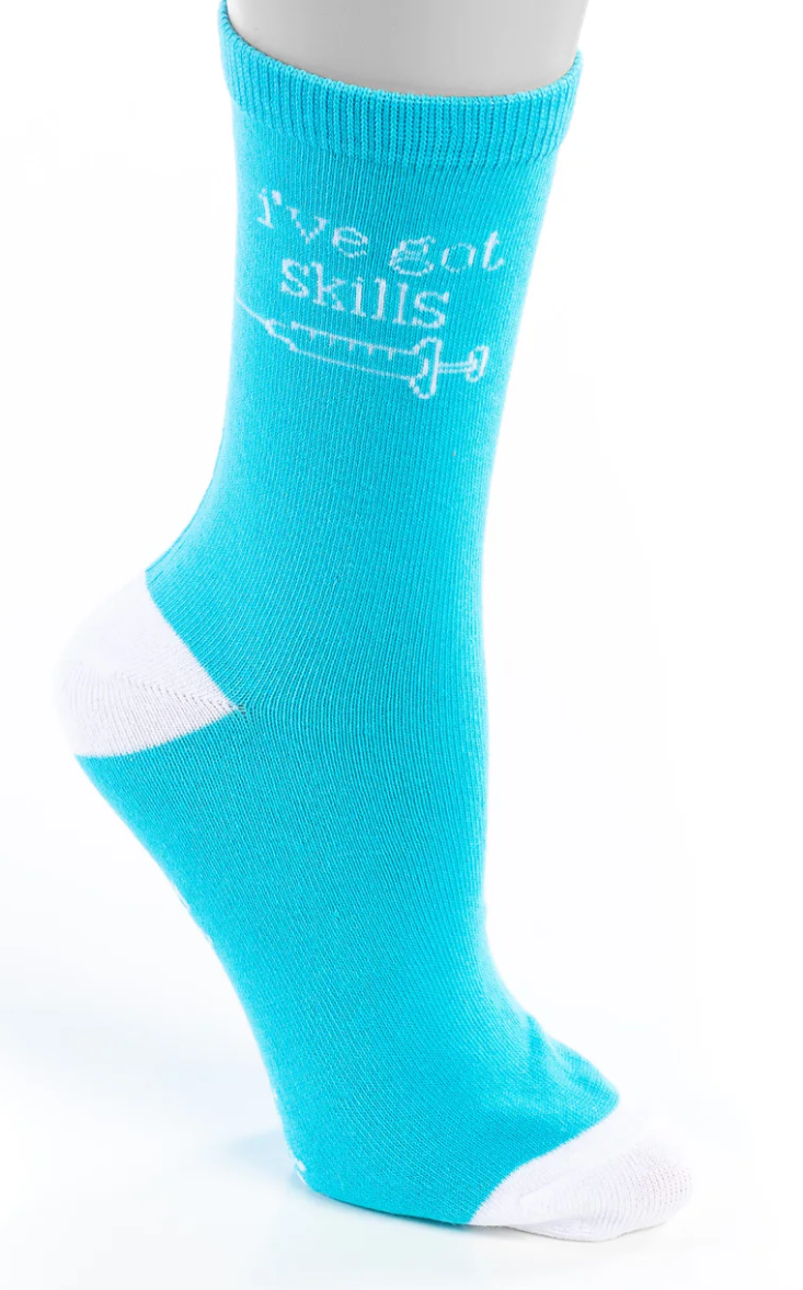 I've Got Skills Crew Socks | Soxalito
