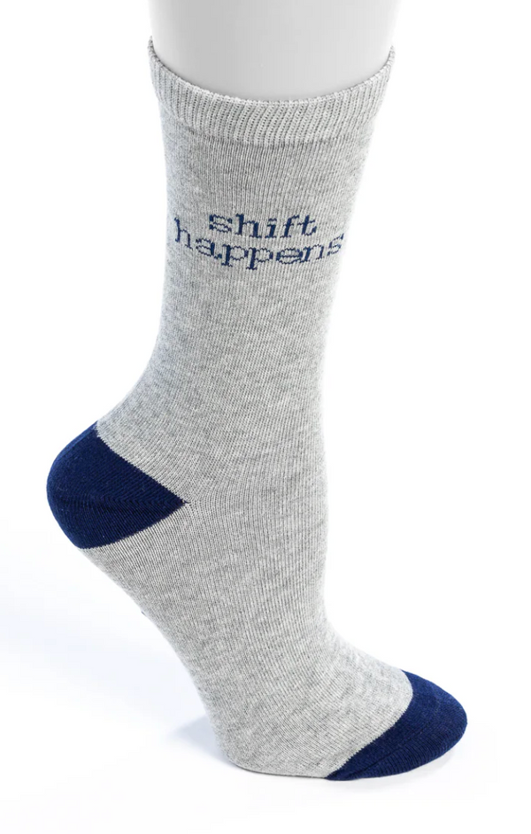 Shift Happens Crew Socks