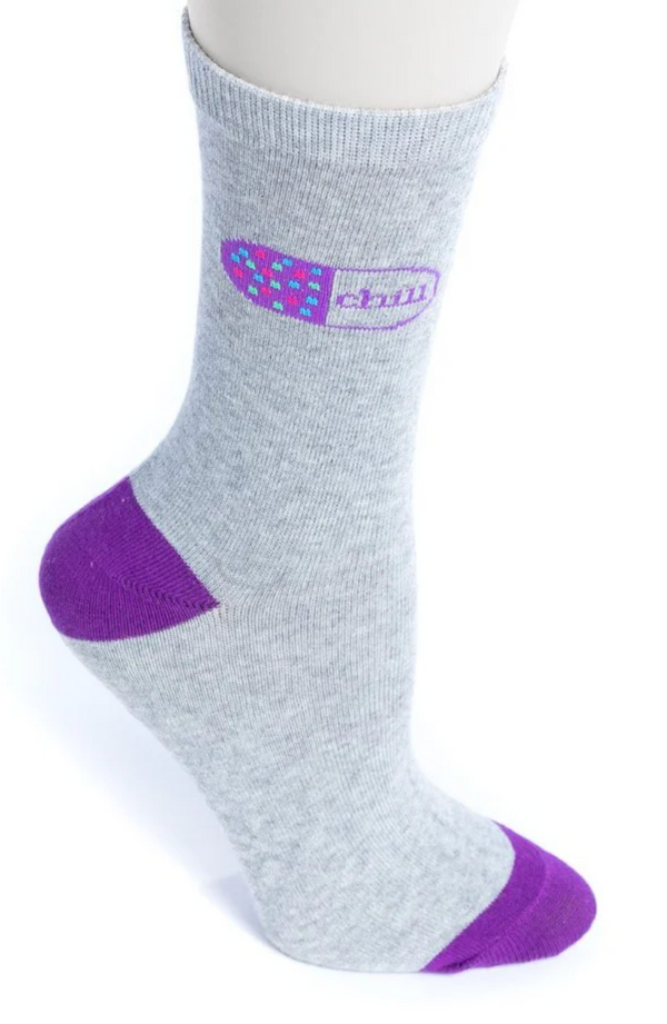 Chill Pill Crew Socks