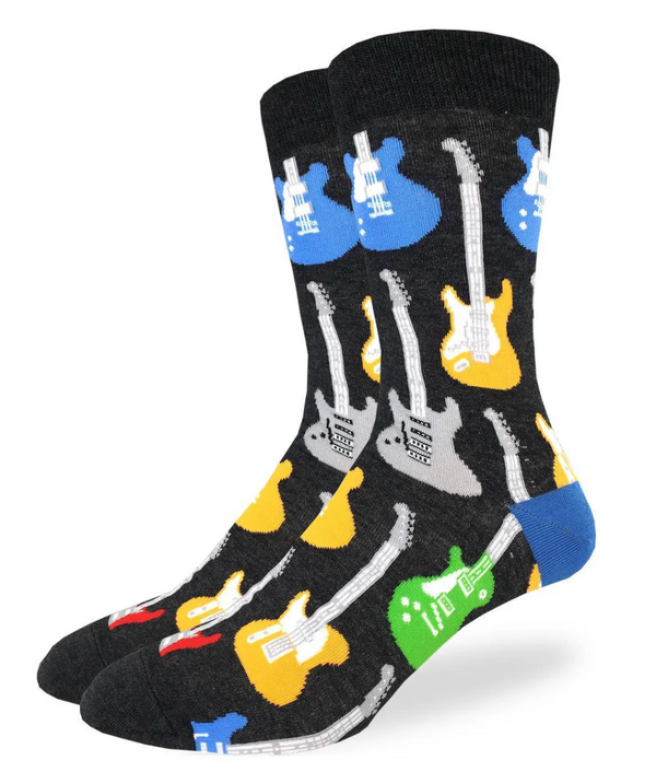 Men's Electric Guitars Crew Sock