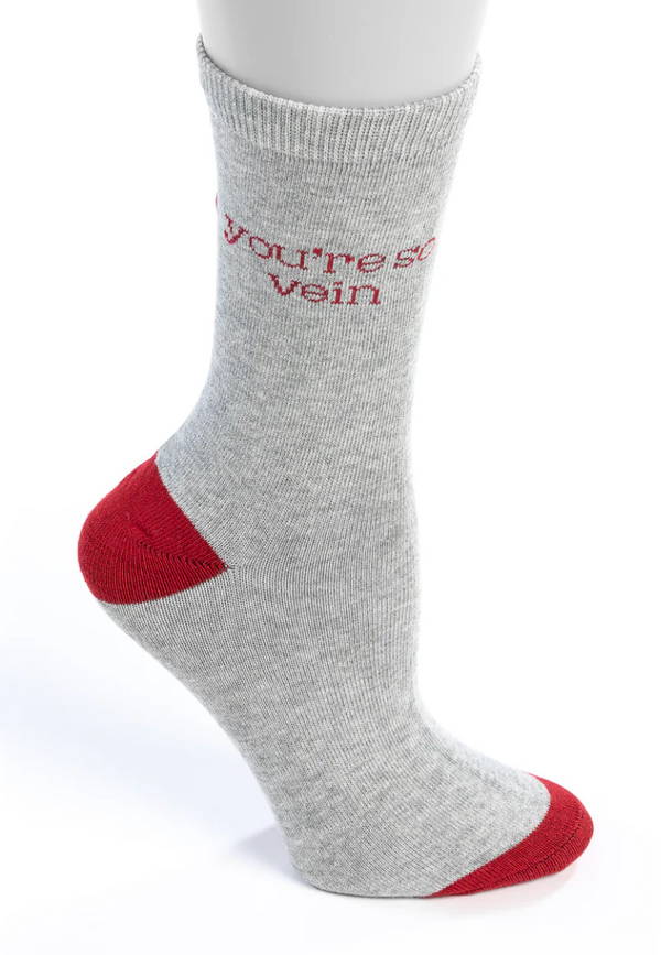 You're So Vein Crew Socks