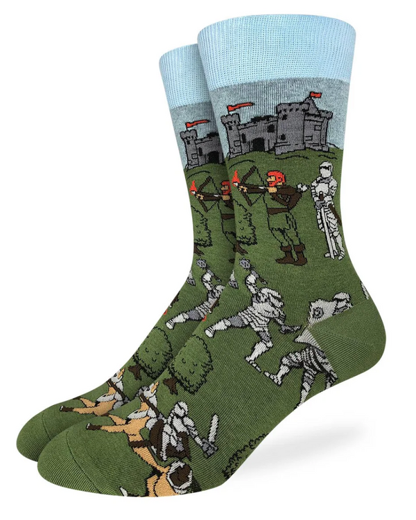 Men's Medieval Knights Crew Sock