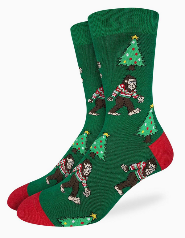 Men's Christmas Bigfoot King Size Sock