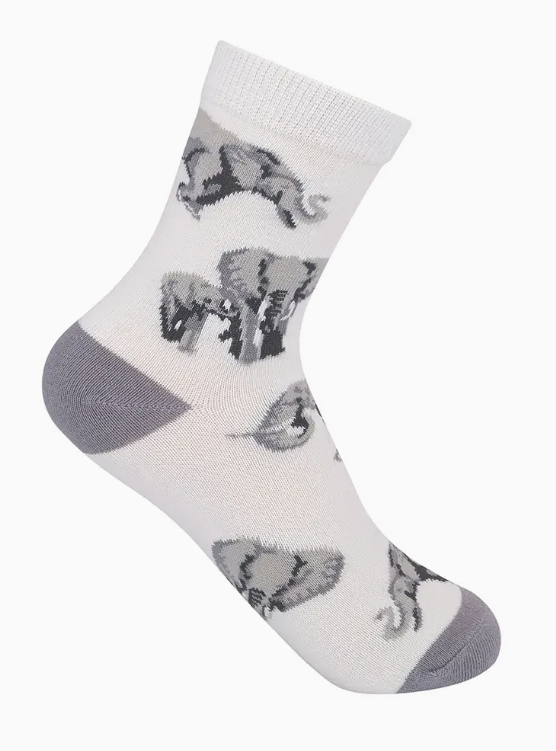 Kids Elephant Crew Sock