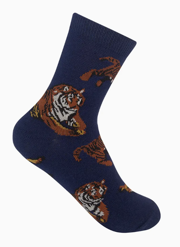 Kids Tiger Crew Sock