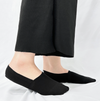 No Show Non Slip Socks -Black -Small