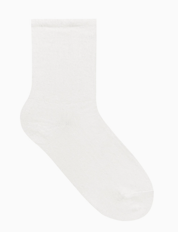 Men's Comfy Quarter Socks - White