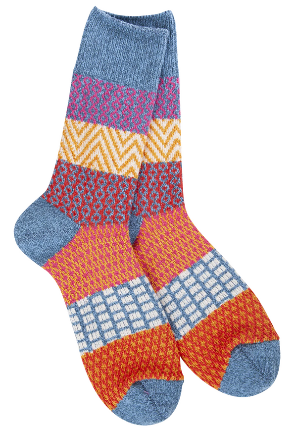 Women's Gallery Crew Sock -Denim