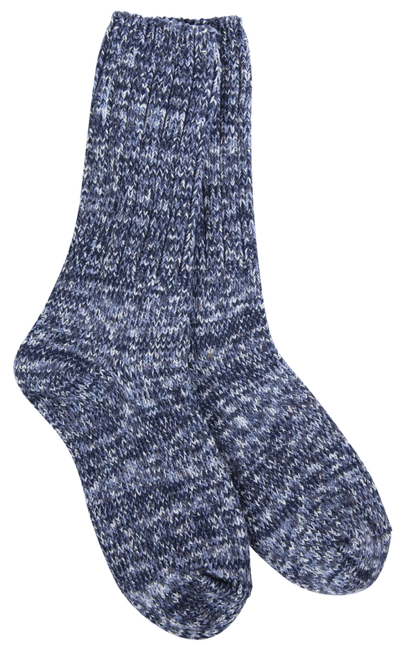 Women's Rag Crew Sock -Denim