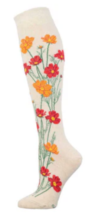 Women's Knee High Where the Wildflowers Grow
