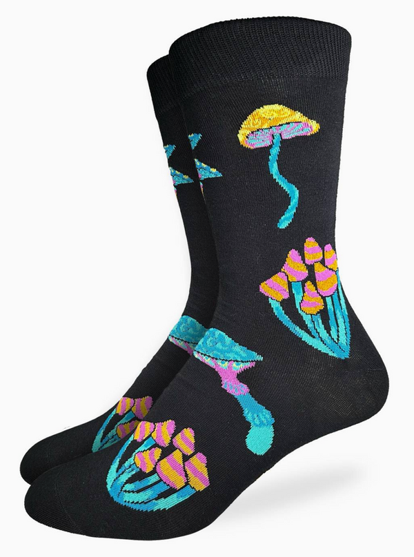 Men's Trippy Mushroom Crew Sock