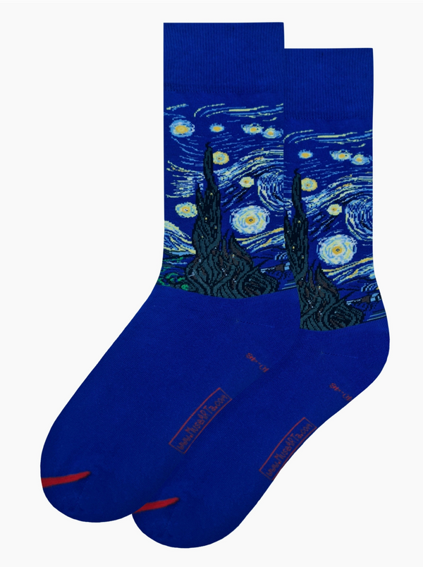 Art Socks -Vincent Van Gogh -Starry Night -Medium