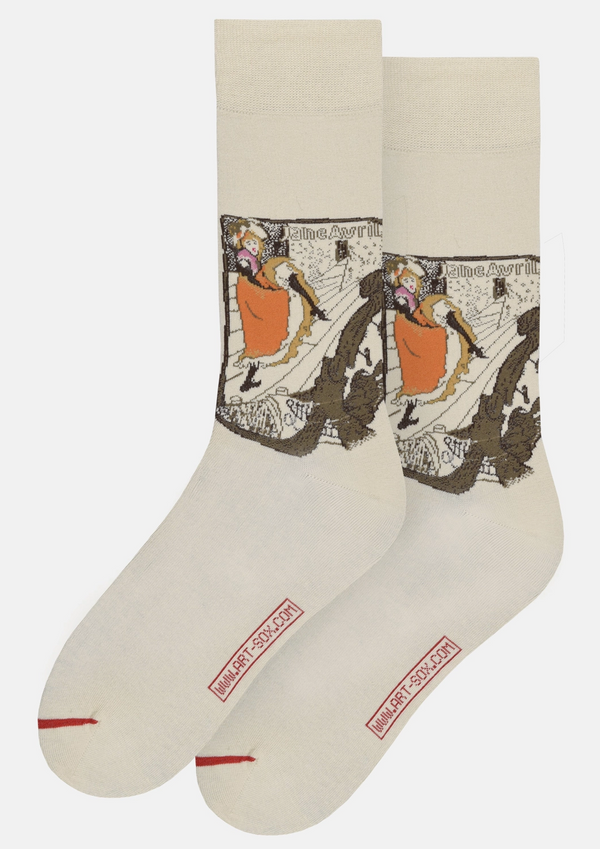 Art Socks -Henri de Toulouse-Lautrec -Jane Avril -Large