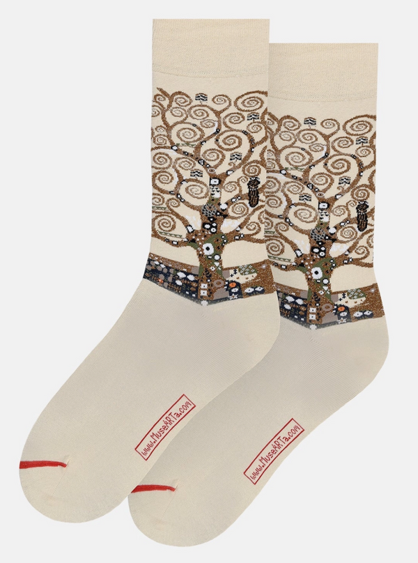 Art Socks -Gustav Klimt -The Tree of Life -Large