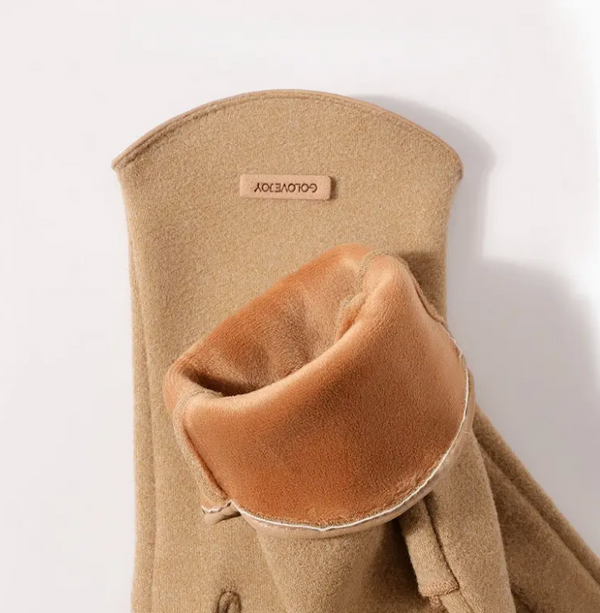 Windproof Touchscreen Gloves - Coffee