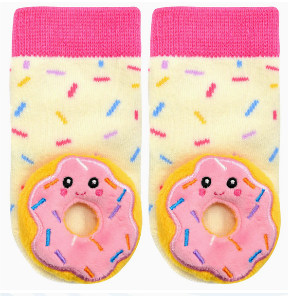 Doughnut Boogie Toes Rattle Socks 1-2Y