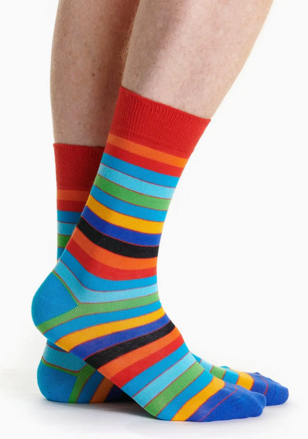 Men's Multico 1 Stripe Crew Sock