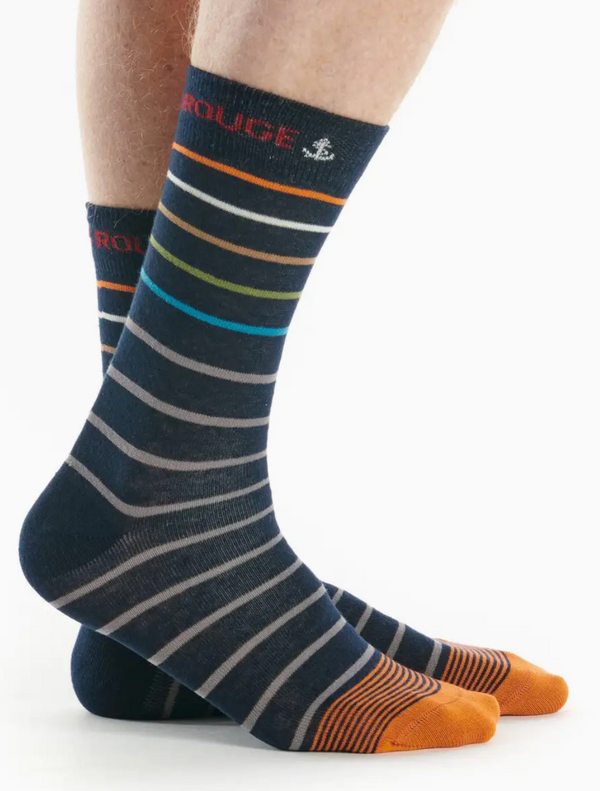 Men's Stripe 5 Crew Sock