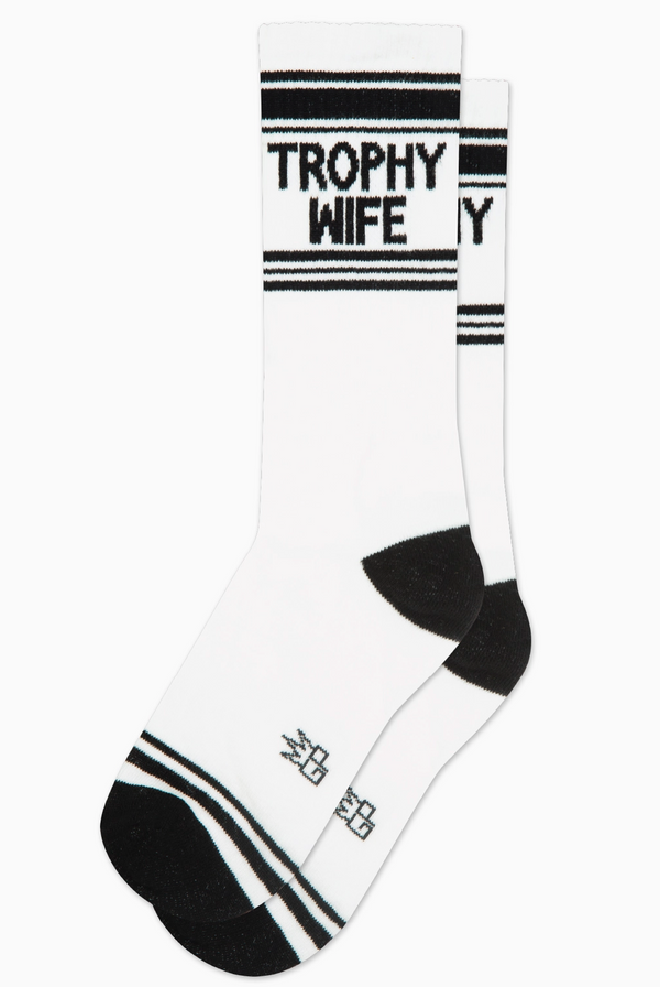 Trophy Wife Gym Crew Socks