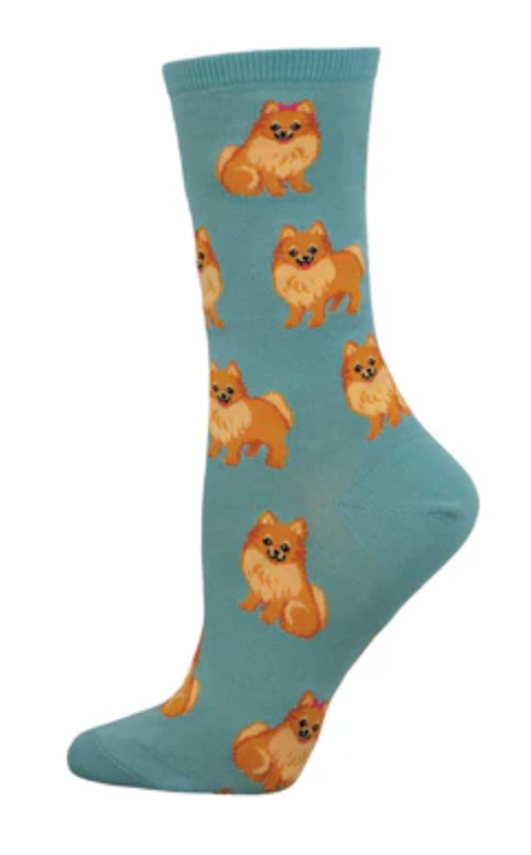 Women's Pomerainian Crew Sock