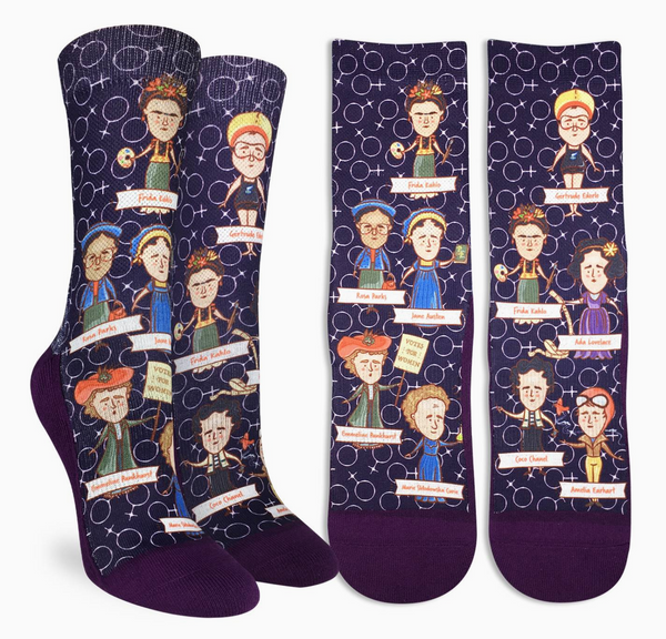 Women's Great Women In History Crew Socks