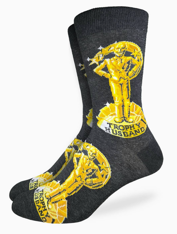 Men's Trophy Husband Crew Socks
