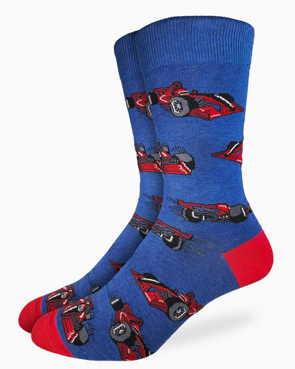 Men's Formula 1 Race Cars Crew Socks