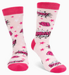 Beat Cancer Pink Crew Socks