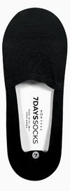 No Show Non Slip Socks -Black -Small