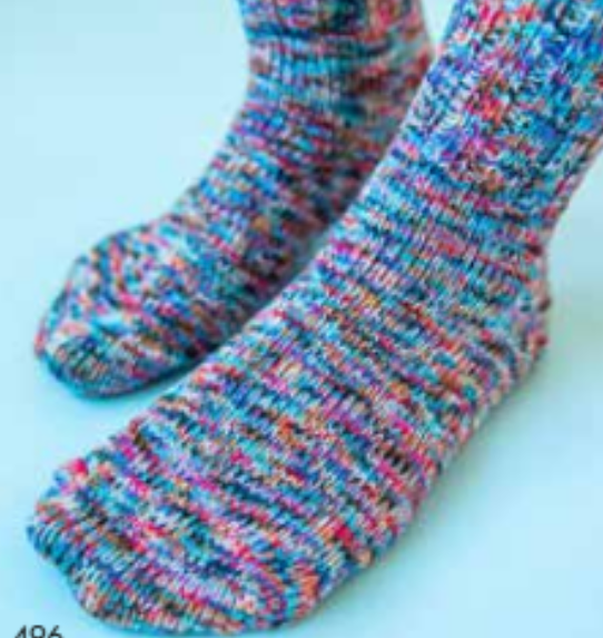 Women's Rag Crew Sock -Indigo