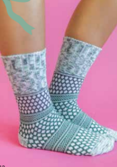Women's Gallery Texture Crew Sock -Spruce Multi*