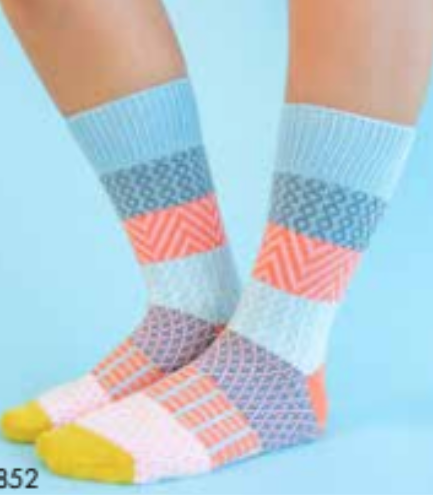 Women's Gallery Crew Sock -Whimsical