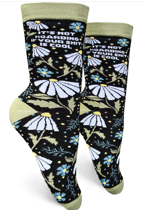 Women's It's Not Hording Crew Sock