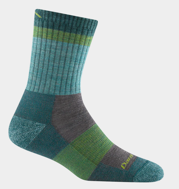 DT -Heady Betty Micro Crew Lightweight Hiking Sock -Aqua -Small
