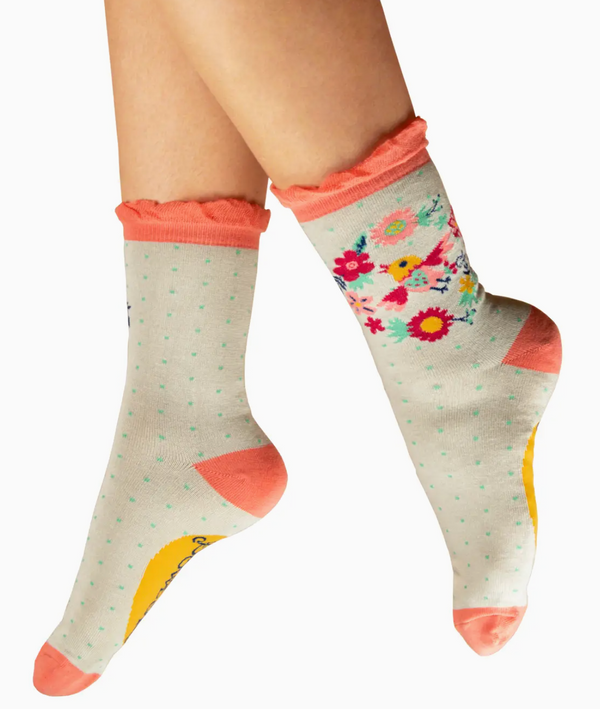 Flower Ladies' Ankle Socks - Tweety