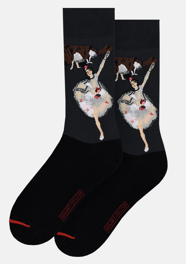 Art Socks -Edgar Degas -The Star - Medium
