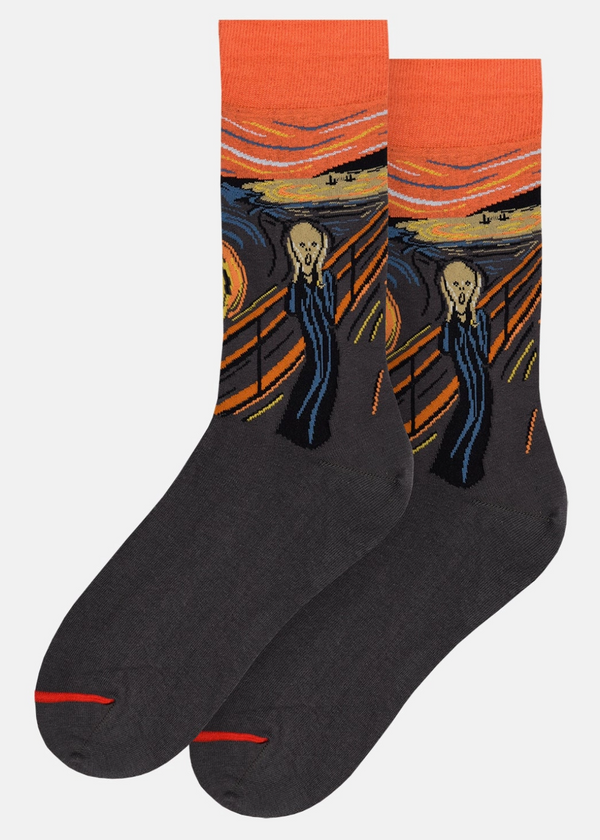 Art Socks -Edvard Munch -The Scream -Large