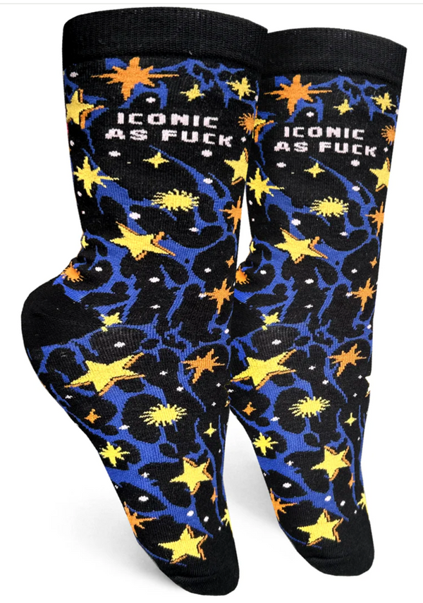 Women's Iconic As Fuck Crew Socks
