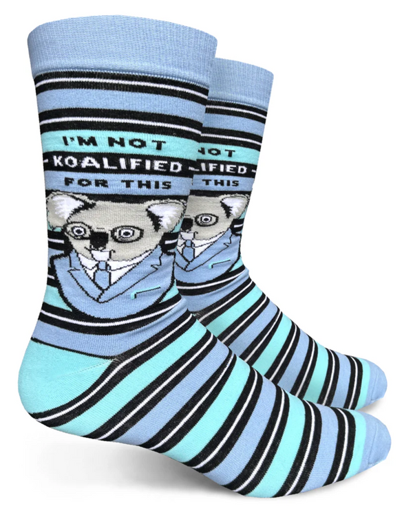 Men's I'm Not Koalified For This Crew Socks