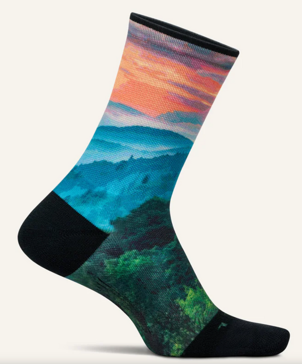 Feetures Elite Light Cushion Mini Crew -Smoky -Medium