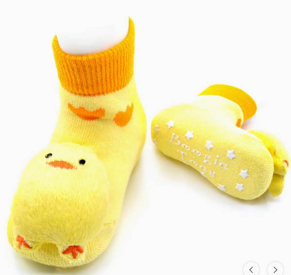 Baby Chick Rattle Socks 1-2Y*