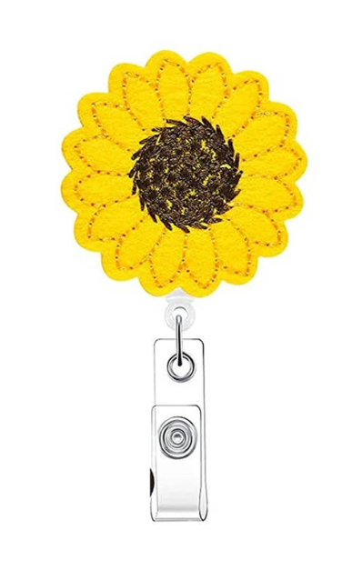 Badge Holder -Sunflower