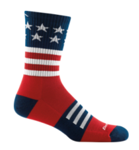 DT -Captain Stripe Micro Crew Lightweight With Cushion-Star and Stripes-XLarge